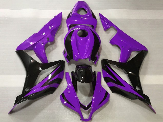 Comprar Carenados Moto Honda CBR600RR 2007-2008 - Púrpura Negro Brillante OEM Estilo