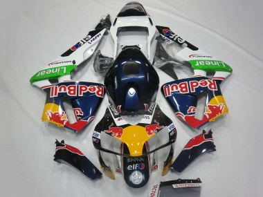 Comprar Carenados Moto Honda CBR600RR 2003-2004 - Blanco Azul Amarillo Verde Rojo Bull Diseño