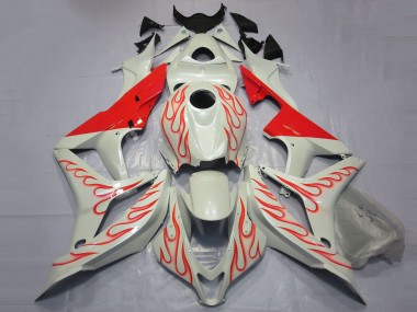 Comprar Carenados Moto Honda CBR600RR 2007-2008 - Blanco Rojo Llama