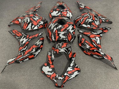 Comprar Carenados Moto Honda CBR600RR 2009-2012 - Rojo Gris Camouflage