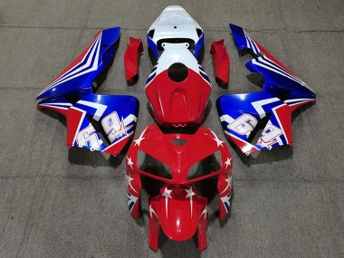 Comprar Carenados Moto Honda CBR600RR 2005-2006 - Blanco Rojo Azul 69