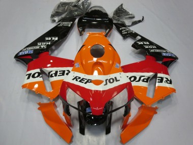 Comprar Carenados Moto Honda CBR600RR 2005-2006 - Naranja Blanco Rojo Negro Brillante Repsol