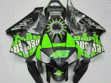 Comprar Carenados Moto Honda CBR600RR 2003-2004 - Verde Negro Brillante Rossi Repsol
