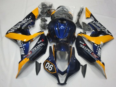 Comprar Carenados Moto Honda CBR600RR 2007-2008 - Naranja Azul Negro Brillante