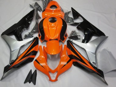 Comprar Carenados Moto Honda CBR600RR 2007-2008 - Plata Naranja Negro Brillante OEM Estilo