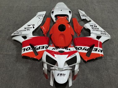 Comprar Carenados Moto Honda CBR600RR 2005-2006 - Naranja Blanco Rojo Negro Brillante Repsol Estilo