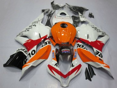 Comprar Carenados Moto Honda CBR600RR 2009-2012 - Naranja Blanco Rojo Negro Brillante Repsol
