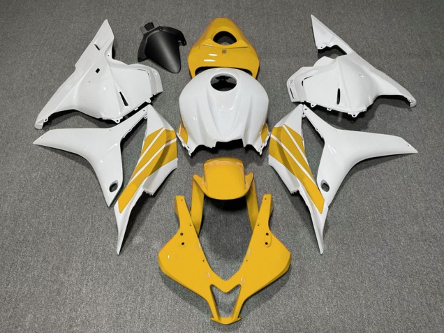 Comprar Carenados Moto Honda CBR600RR 2009-2012 - Blanco Amarillo Raya