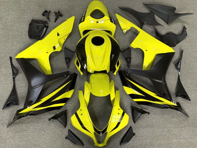 Comprar Carenados Moto Honda CBR600RR 2007-2008 - Amarillo Negro Mate OEM Estilo
