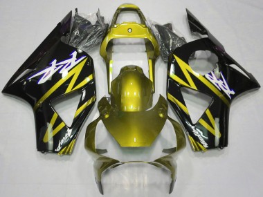Comprar Carenados Moto Honda CBR954RR 2002-2003 - Amarillo Eléctrico Negro Brillante