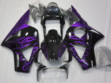 Comprar Carenados Moto Honda CBR954RR 2002-2003 - Negro Brillante Púrpura Llama