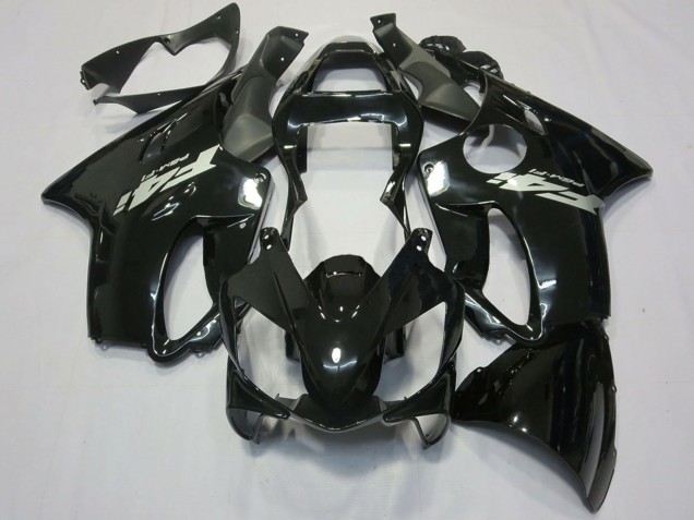 Comprar Carenados Moto Honda CBR600 F4i 2001-2003 - Negro Brillante Plata Calcomanía