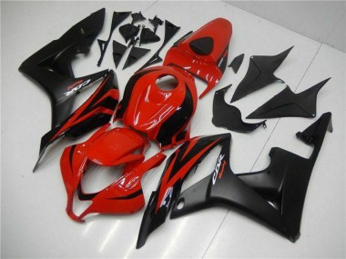 Comprar Carenados Moto Honda CBR600RR 2007-2008 - Rojo Negro Mate Calcomanías