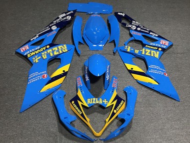 Comprar Carenados Moto Suzuki GSXR 1000 2005-2006 - Azul Amarillo Negro Rizla