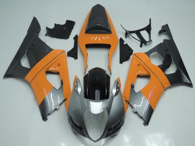 Comprar Carenados Moto Suzuki GSXR 1000 2003-2004 - Naranja Claro Plata Negro