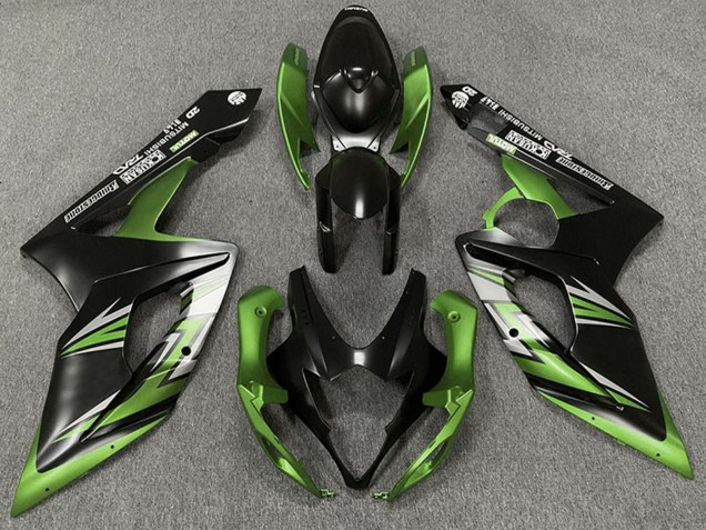 Comprar Carenado Moto Suzuki GSXR 1000 2005-2006 - Negro Mate Verde