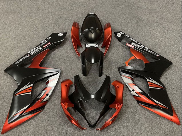 Comprar Carenados Moto Suzuki GSXR 1000 2005-2006 - Negro Mate Naranja