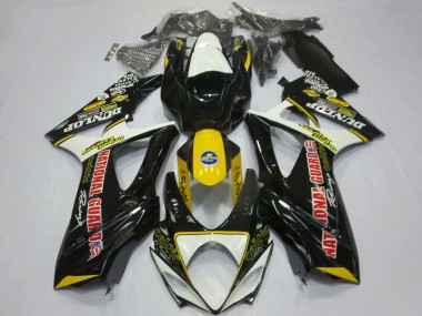 Comprar Carenados Moto Suzuki GSXR 1000 2007-2008 - Blanco Amarillo Rojo Negro Dunlop