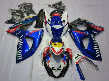 Comprar Carenados Moto Suzuki GSXR 1000 2009-2016 - Blanco Azul Amarillo Rojo Voltcom 22