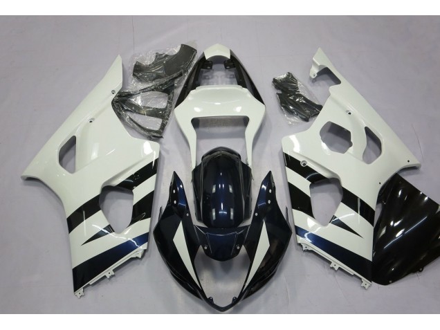 Comprar Carenados Moto Suzuki GSXR 1000 2003-2004 - Blanco Negro Brillante