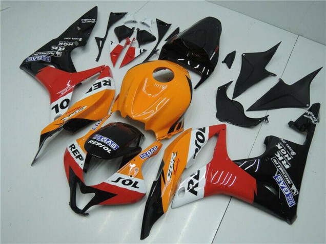 Comprar Carenado Moto Honda CBR600RR 2007-2008 - Naranja Blanco Rojo Negro Brillante Repsol