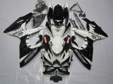 Comprar Carenado Moto Suzuki GSXR 600 / GSXR 750 2008-2010 - Blanco Negro Alstare Corona Motul