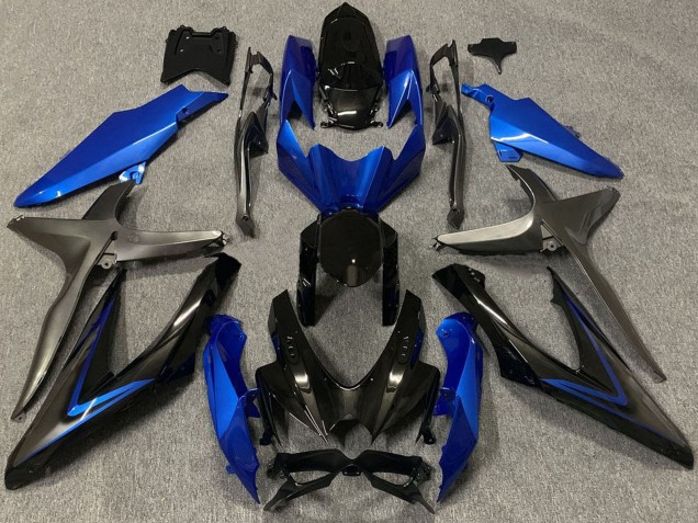 Comprar Carenados Moto Suzuki GSXR 600 / GSXR 750 2008-2010 - Azul Gris Negro Brillante