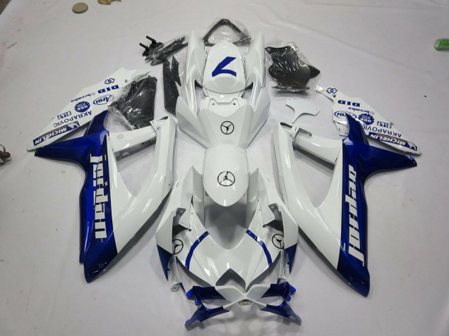 Comprar Carenados Moto Suzuki GSXR 600 / GSXR 750 2008-2010 - Blanco Azul Jordan