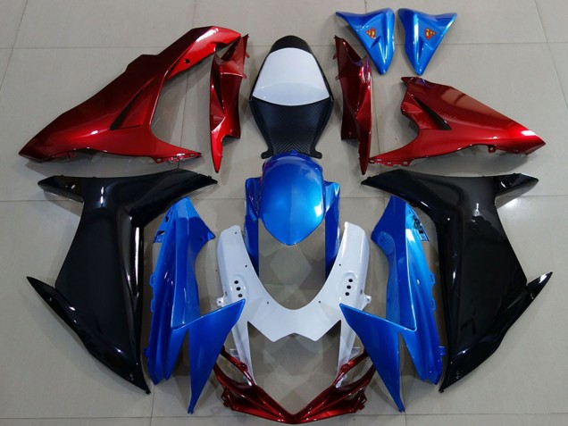 Comprar Carenados Moto Suzuki GSXR 600 / GSXR 750 2011-2024 - Blanco Azul Rojo Negro
