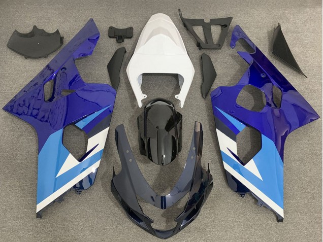 Comprar Carenado Moto Suzuki GSXR 600 / GSXR 750 2004-2005 - Blanco Azul Negro