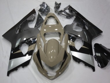 Comprar Carenados Moto Suzuki GSXR 600 / GSXR 750 2004-2005 - Bronceado del Desierto Plata Negro