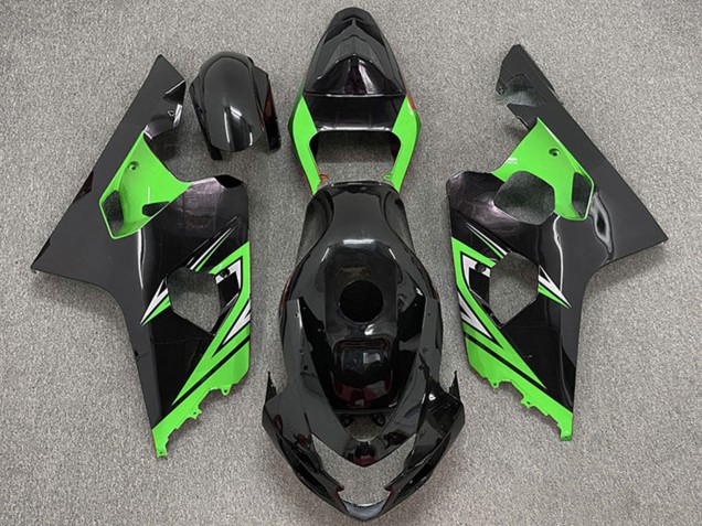 Comprar Carenados Moto Suzuki GSXR 600 / GSXR 750 2004-2005 - Negro Brillante Verde