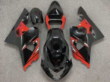 Comprar Carenados Moto Suzuki GSXR 600 / GSXR 750 2004-2005 - Negro Brillante Rojo