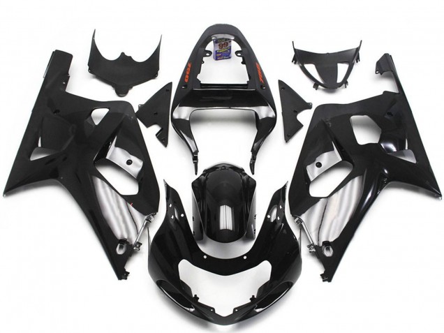 Comprar Carenados Moto Suzuki GSXR 600 / GSXR 750 2001-2003 - Negro Brillante Plata
