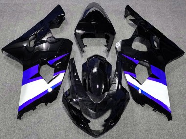 Comprar Carenados Moto Suzuki GSXR 600 / GSXR 750 2004-2005 - Negro Brillante Azul Blanco