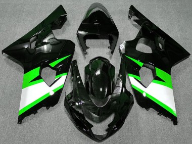 Comprar Carenados Moto Suzuki GSXR 600 / GSXR 750 2004-2005 - Negro Brillante Verde Blanco