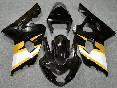 Comprar Carenados Moto Suzuki GSXR 600 / GSXR 750 2004-2005 - Negro Brillante Amarillo Blanco