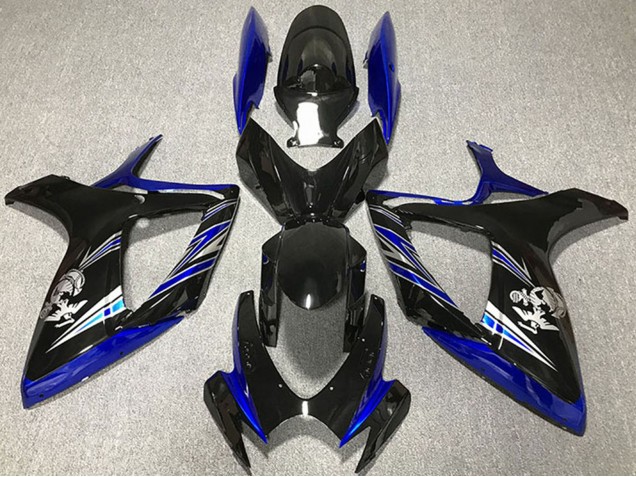 Comprar Carenado Moto Suzuki GSXR 600 / GSXR 750 2006-2007 - Azul Negro Brillante