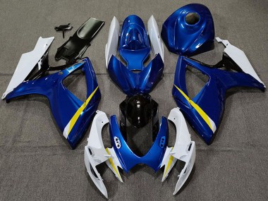Comprar Carenados Moto Suzuki GSXR 600 / GSXR 750 2006-2007 - Blanco Azul Amarillo Negro