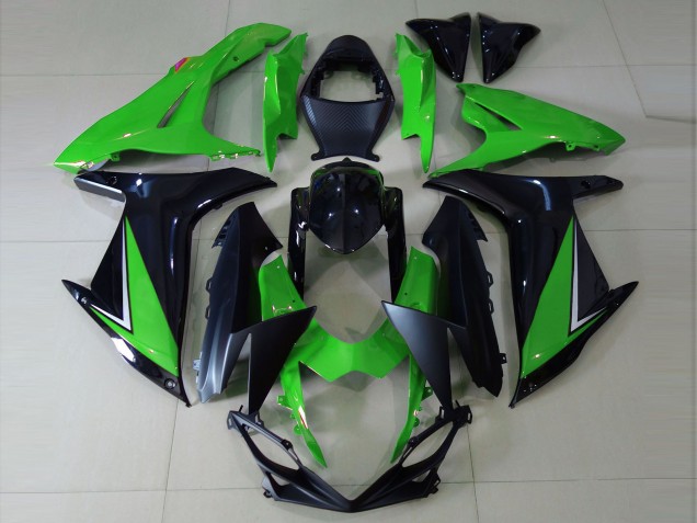 Comprar Carenados Moto Suzuki GSXR 600 / GSXR 750 2011-2024 - Verde Negro Brillante Negro Mate