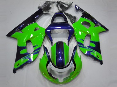 Comprar Carenados Moto Suzuki GSXR 600 / GSXR 750 2001-2003 - Verde Azul Negro
