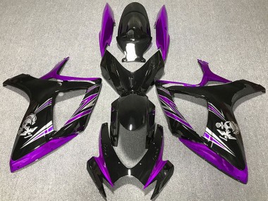 Comprar Carenado Moto Suzuki GSXR 600 / GSXR 750 2006-2007 - Púrpura Negro Brillante