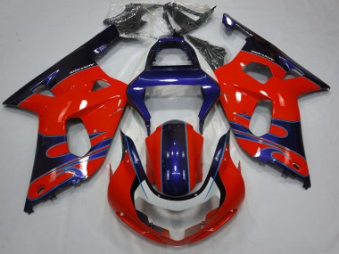 Comprar Carenados Moto Suzuki GSXR 600 / GSXR 750 2001-2003 - Rojo Azul Negro Brillante