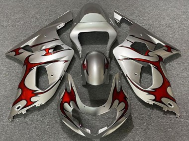 Comprar Carenados Moto Suzuki GSXR 600 / GSXR 750 2001-2003 - Plata Rojo