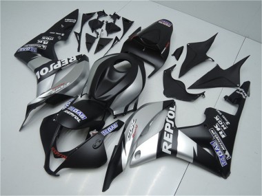 Comprar Carenados Moto Honda CBR600RR 2007-2008 - Negro Mate Plata Gris Repsol