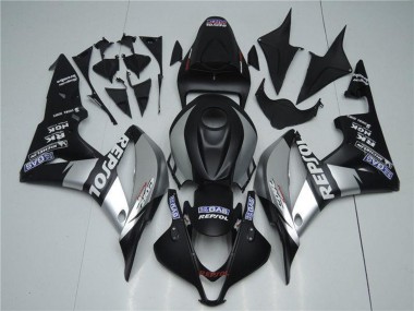 Comprar Carenados Moto Honda CBR600RR 2007-2008 - Negro Mate Plata Gris Repsol