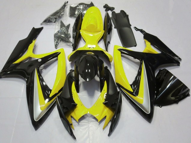 Comprar Carenados Moto Suzuki GSXR 600 / GSXR 750 2006-2007 - Amarillo Negro Brillante