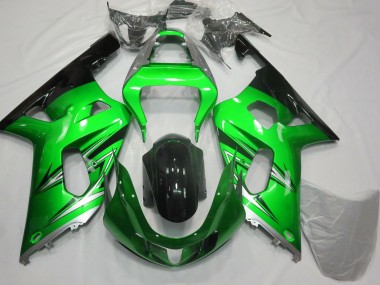Comprar Carenados Moto Suzuki GSXR 600 / GSXR 750 2001-2003 - Verde Plata Negro Brillante