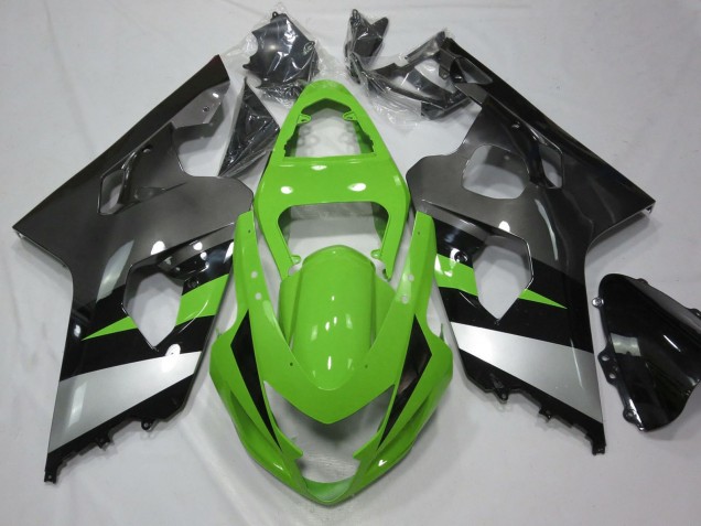 Comprar Carenado Moto Suzuki GSXR 600 / GSXR 750 2004-2005 - Verde Plata Negro Brillante