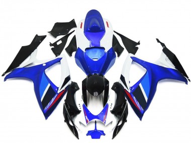 Comprar Carenados Moto Suzuki GSXR 600 / GSXR 750 2006-2007 - Azul Blanco Rojo Negro Brillante OEM Estilo